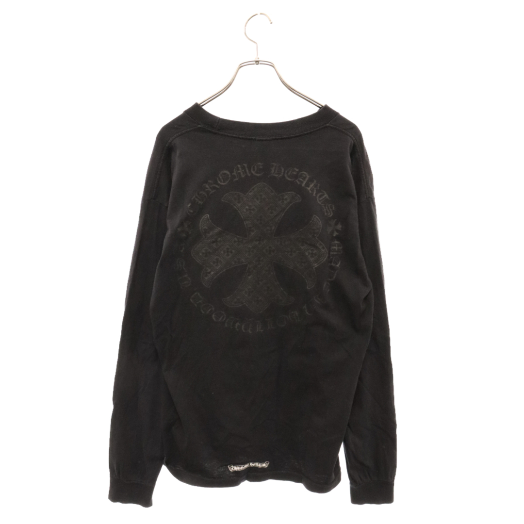 Chrome Hearts(クロムハーツ)のCHROME HEARTS クロムハーツ CH PLUS L/S TEE CHプラス サークルロゴ長袖Tシャツ ブラック メンズのトップス(Tシャツ/カットソー(七分/長袖))の商品写真