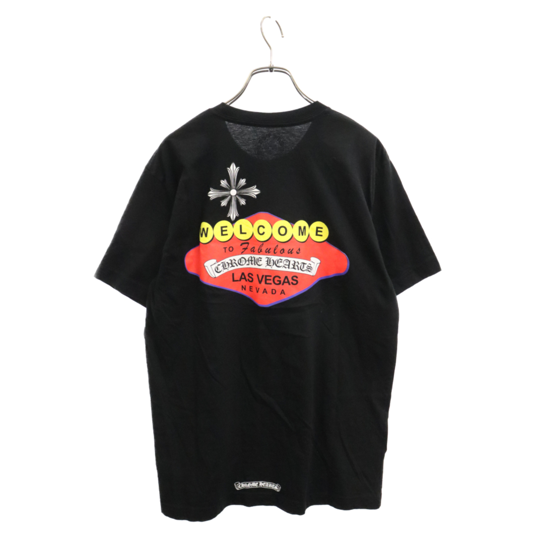 Chrome Hearts(クロムハーツ)のCHROME HEARTS クロムハーツ Las Vegas Limited Tee ラスベガス限定 半袖Tシャツ ブラック メンズのトップス(Tシャツ/カットソー(半袖/袖なし))の商品写真