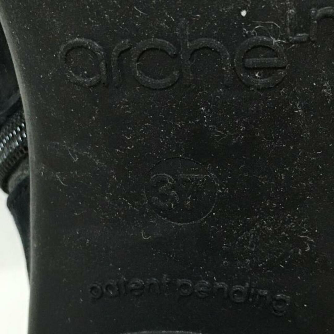 arche(アルシュ) ロングブーツ 37 レディース - 黒 ヌバック レディースの靴/シューズ(ブーツ)の商品写真