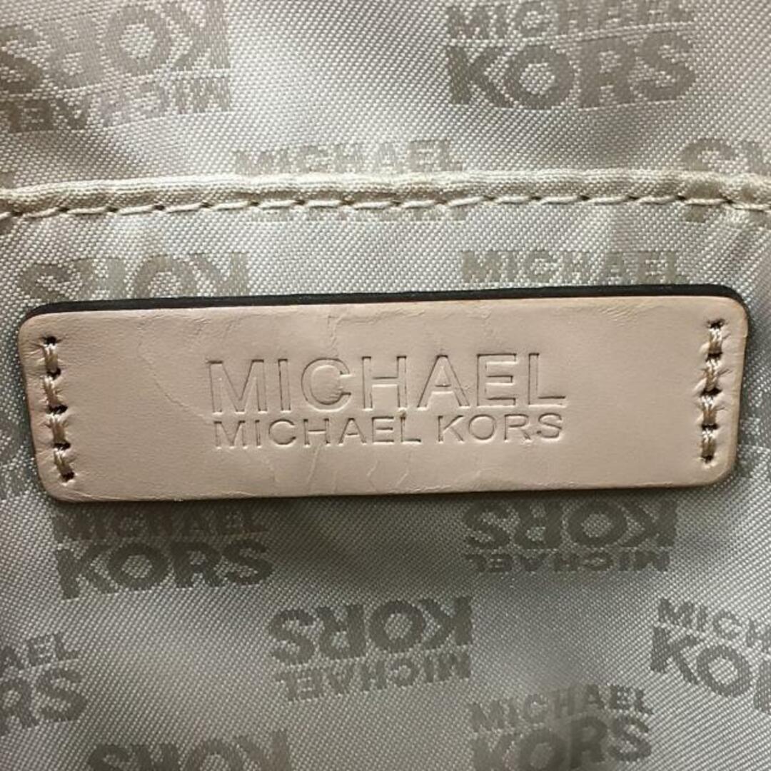 Michael Kors(マイケルコース)のMICHAEL KORS(マイケルコース) ショルダーバッグ - ダークブラウン×ブラウン×アイボリー PVC(塩化ビニール)×レザー レディースのバッグ(ショルダーバッグ)の商品写真