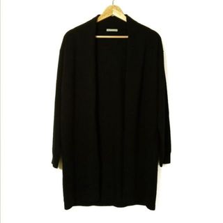 Theory luxe - theory luxe(セオリーリュクス) カーディガン サイズ38 M レディース美品  - 黒 長袖/カシミヤ/ロング丈