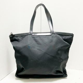 アニヤハインドマーチ(ANYA HINDMARCH)のAnya Hindmarch(アニヤハインドマーチ) ショルダーバッグ - 黒 ナイロン×レザー(ショルダーバッグ)