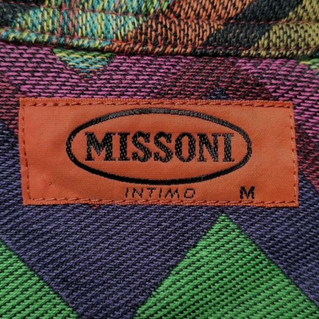 MISSONI(ミッソーニ)のMISSONI(ミッソーニ) ジャケット サイズM レディース - グリーン×ピンク×マルチ 長袖/春/秋 綿 レディースのジャケット/アウター(その他)の商品写真