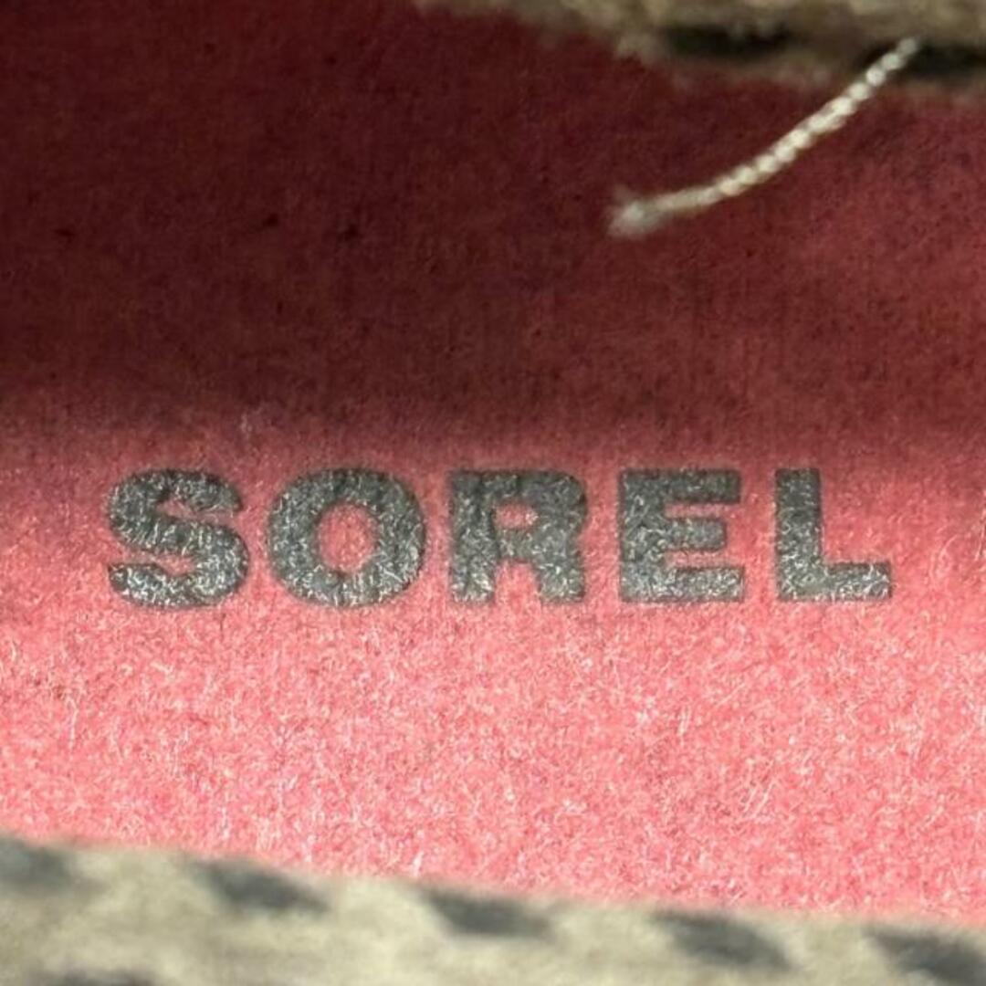 SOREL(ソレル)のSOREL(ソレル) ショートブーツ レディース - ダークブラウン×カーキ ヌバック×スエード レディースの靴/シューズ(ブーツ)の商品写真