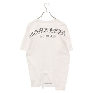 クロムハーツ(Chrome Hearts)のCHROME HEARTS クロムハーツ CH ARCH USA BACK PRINT S/S TEE CHアーチロゴ バックプリントロゴ 半袖Tシャツ カットソー ホワイト(Tシャツ/カットソー(半袖/袖なし))