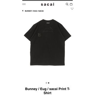 サカイ(sacai)のSacai Bunney / Eug / Print T-Shirt サイズ4(Tシャツ/カットソー(半袖/袖なし))