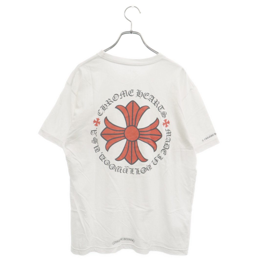 Chrome Hearts(クロムハーツ)のCHROME HEARTS クロムハーツ Red Cross S/S Tee レッドクロス フロントロゴプリント 半袖Tシャツ ホワイト メンズのトップス(Tシャツ/カットソー(半袖/袖なし))の商品写真