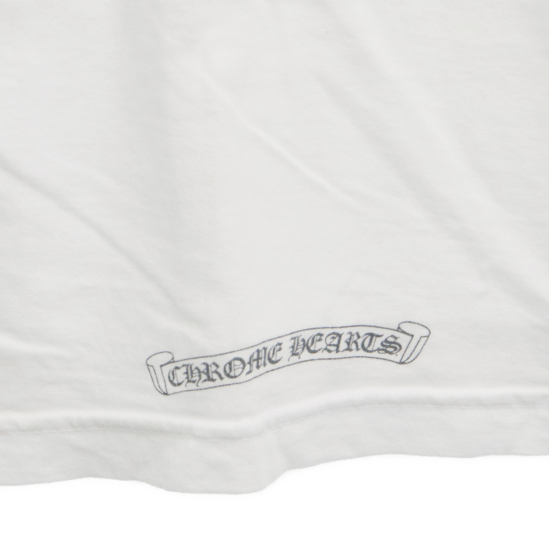 Chrome Hearts(クロムハーツ)のCHROME HEARTS クロムハーツ Red Cross S/S Tee レッドクロス フロントロゴプリント 半袖Tシャツ ホワイト メンズのトップス(Tシャツ/カットソー(半袖/袖なし))の商品写真