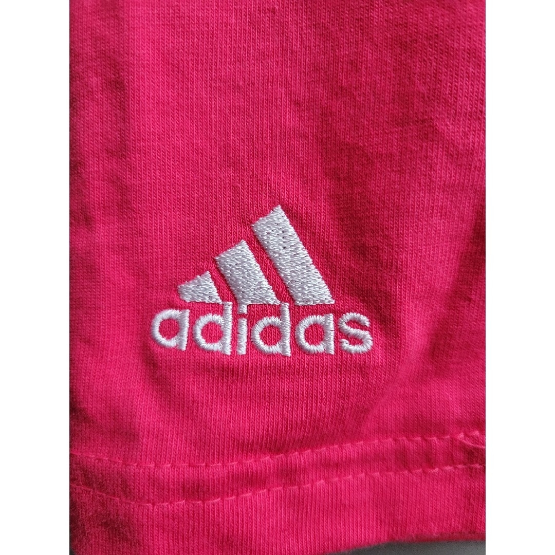 adidas(アディダス)の美品☆アディダス×ディズニー Tシャツ バレエ ダンス ミニー ピンク 140 キッズ/ベビー/マタニティのキッズ服女の子用(90cm~)(Tシャツ/カットソー)の商品写真