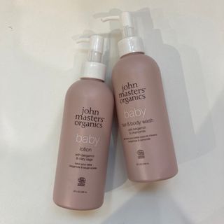 John Masters Organics - 新品未使用　ジョンマスター B&Cベビーローションベビーヘア＆ボディウォッシュ