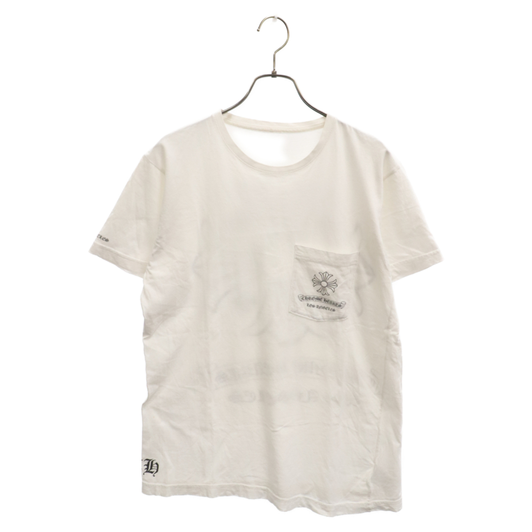 Chrome Hearts(クロムハーツ)のCHROME HEARTS クロムハーツ LA CH T-SHRT ロサンゼルス 限定 バックプリント半袖Tシャツ ホワイト メンズのトップス(Tシャツ/カットソー(半袖/袖なし))の商品写真