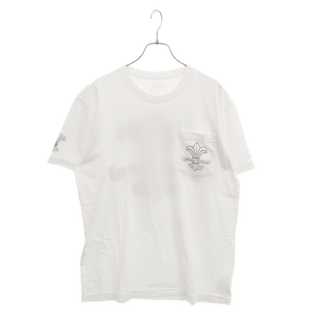 Chrome Hearts(クロムハーツ)のCHROME HEARTS クロムハーツ CH T-SHRT バックBSフレア プリント半袖Tシャツ ホワイト メンズのトップス(Tシャツ/カットソー(半袖/袖なし))の商品写真