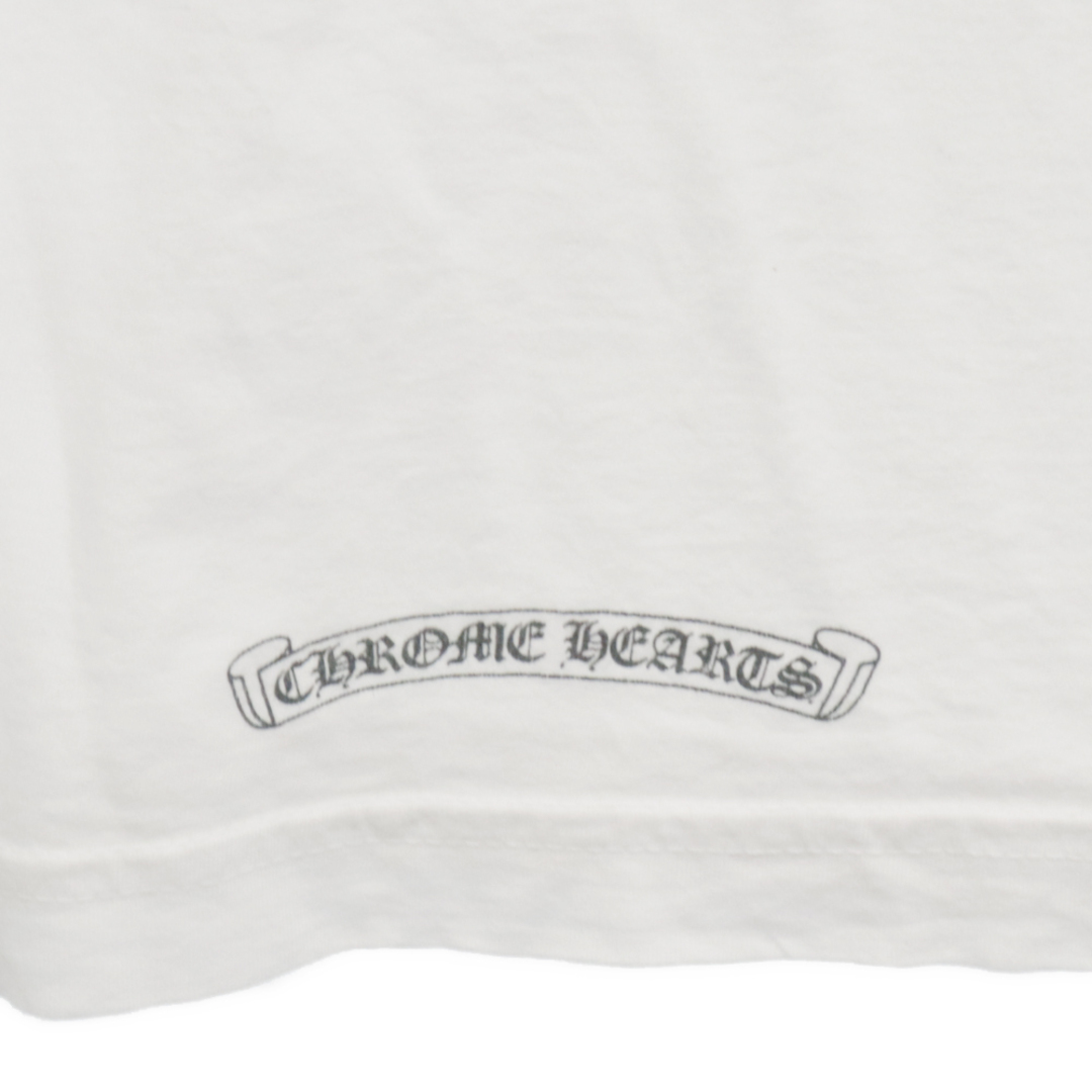 Chrome Hearts(クロムハーツ)のCHROME HEARTS クロムハーツ CH T-SHRT バックBSフレア プリント半袖Tシャツ ホワイト メンズのトップス(Tシャツ/カットソー(半袖/袖なし))の商品写真