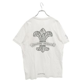 クロムハーツ(Chrome Hearts)のCHROME HEARTS クロムハーツ CH T-SHRT バックBSフレア プリント半袖Tシャツ ホワイト(Tシャツ/カットソー(半袖/袖なし))