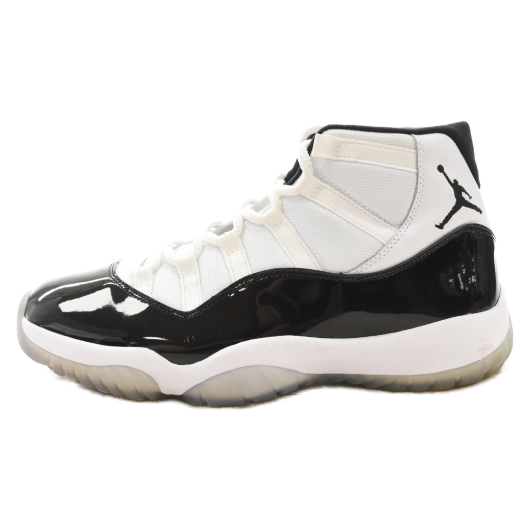 NIKE(ナイキ)のNIKE ナイキ AIR JORDAN 11 RETRO CONCORD エアジョーダン11 レトロ コンコルド ハイカットスニーカー ブラック/ホワイト US9.5/27.5cm 378037-100 メンズの靴/シューズ(スニーカー)の商品写真