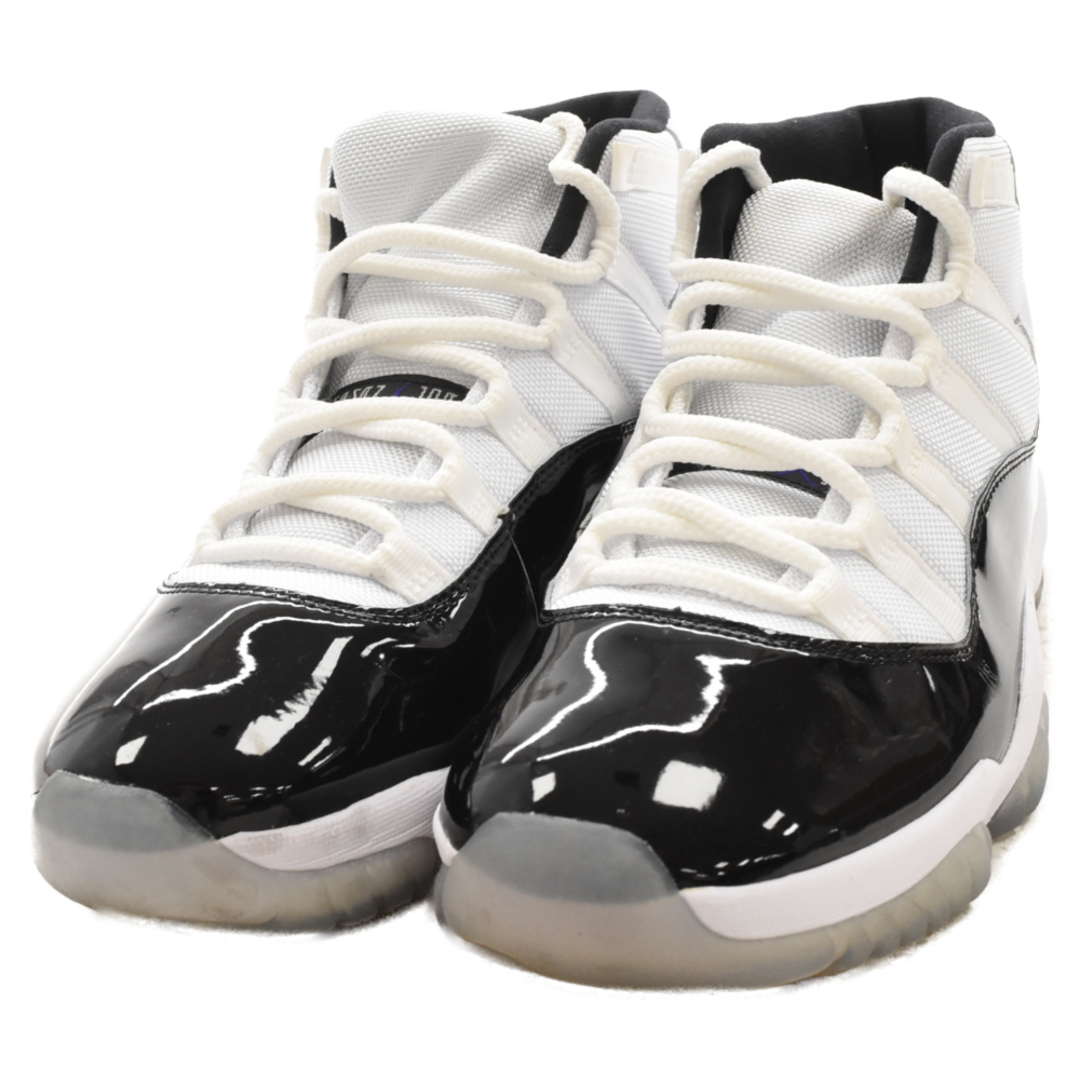 NIKE(ナイキ)のNIKE ナイキ AIR JORDAN 11 RETRO CONCORD エアジョーダン11 レトロ コンコルド ハイカットスニーカー ブラック/ホワイト US9.5/27.5cm 378037-100 メンズの靴/シューズ(スニーカー)の商品写真