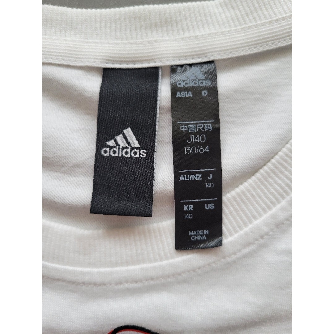 adidas(アディダス)の美品☆アディダス×ディズニー Tシャツ バレエ ダンス ミニー 白 140 キッズ/ベビー/マタニティのキッズ服女の子用(90cm~)(Tシャツ/カットソー)の商品写真