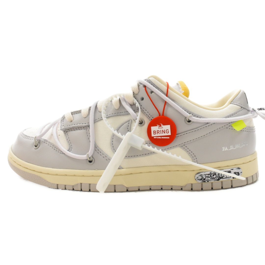 NIKE(ナイキ)のNIKE ナイキ ×OFF-WHITE DUNK LOW 1 OF 50×オフホワイト ダンク ロー 1 OF 50 49 ローカットスニーカー シューズ ホワイト US10/28cm DM1602-123 メンズの靴/シューズ(スニーカー)の商品写真