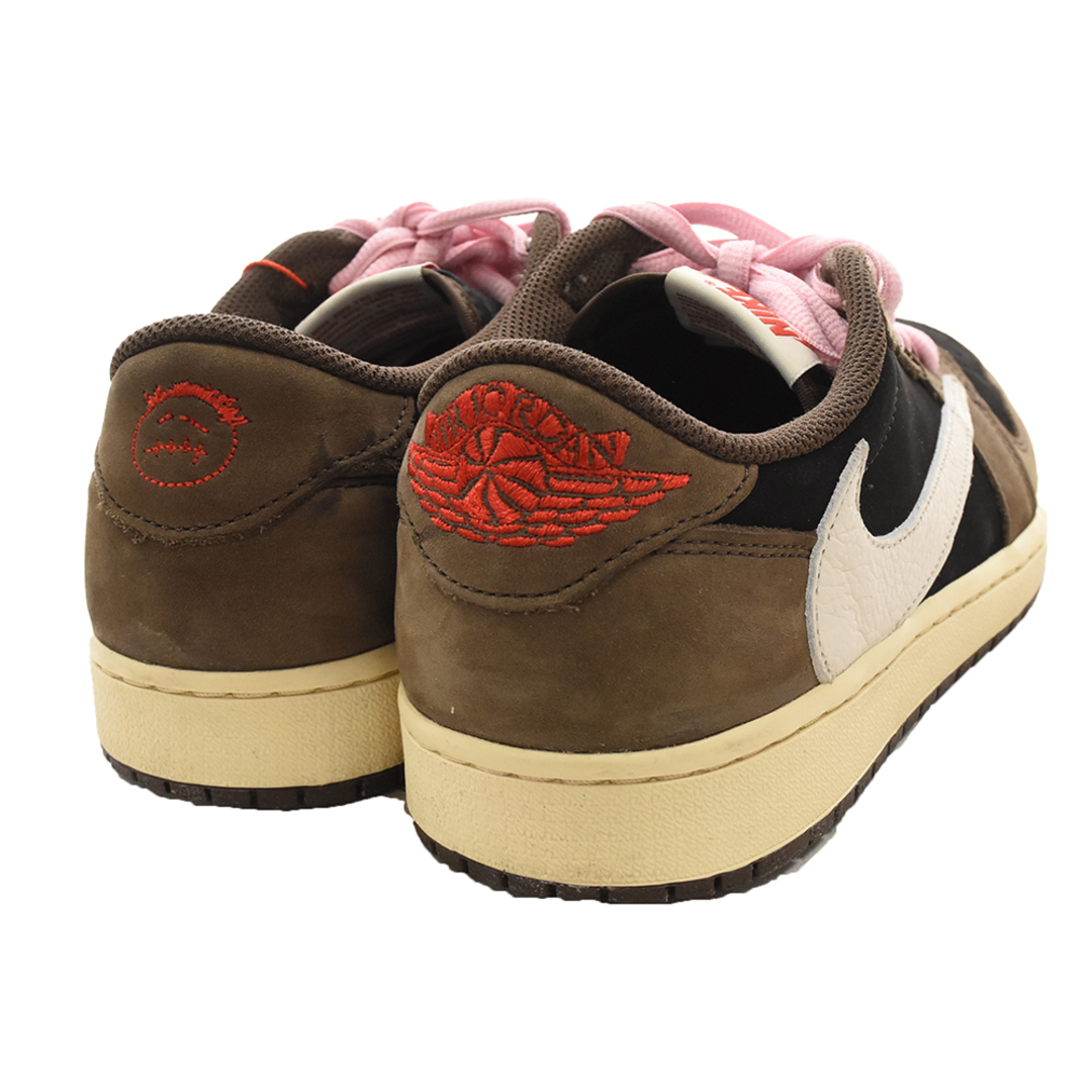 NIKE(ナイキ)のNIKE ナイキ ×TRAVIS SCOTT AIR JORDAN 1 LOW OG SP-T トラビス・スコット エアジョーダン1 ローカットスニーカー CQ4277-001 ブラウン US8.5/26.5cm メンズの靴/シューズ(スニーカー)の商品写真