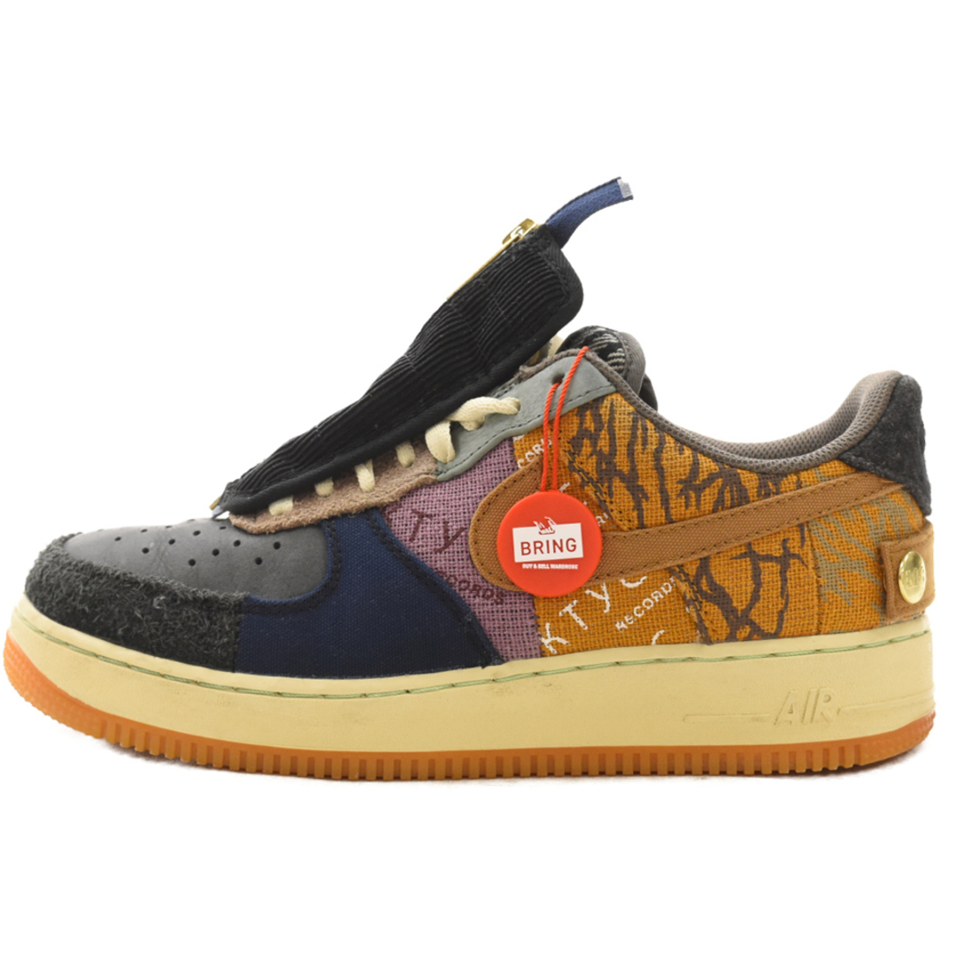 NIKE(ナイキ)のNIKE ナイキ ×TRAVIS SCOTT AIR FORCE 1 LOW CACTUS JACK トラヴィススコット エアフォース1カクタスジャック ローカットスニーカー CN2405-900 ブラウン US9/27.0cm メンズの靴/シューズ(スニーカー)の商品写真