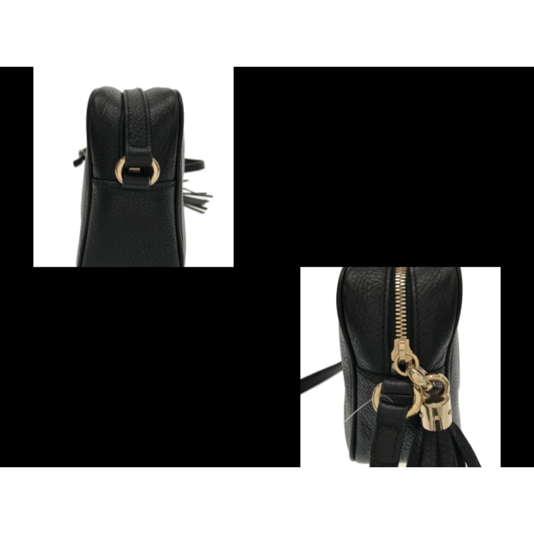 Gucci(グッチ)のGUCCI(グッチ) ショルダーバッグ ソーホー 308364 黒 レザー レディースのバッグ(ショルダーバッグ)の商品写真