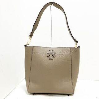 トリーバーチ(Tory Burch)のTORY BURCH(トリーバーチ) ショルダーバッグ - ダークグレー ストラップ着脱可 レザー(ショルダーバッグ)