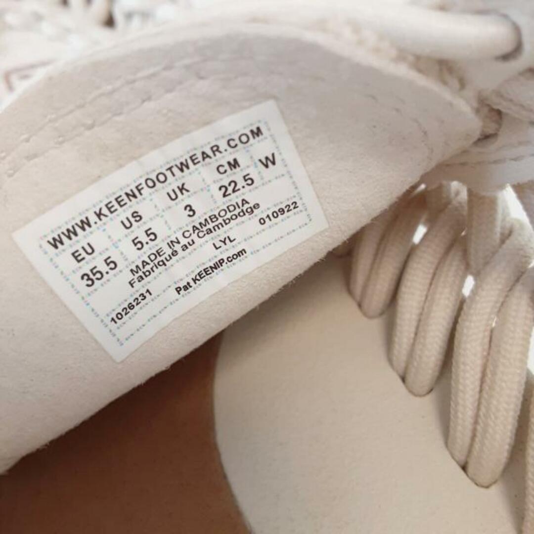 KEEN(キーン)のKEEN(キーン) サンダル CM 22.5 レディース - アイボリー 化学繊維×麻 レディースの靴/シューズ(サンダル)の商品写真