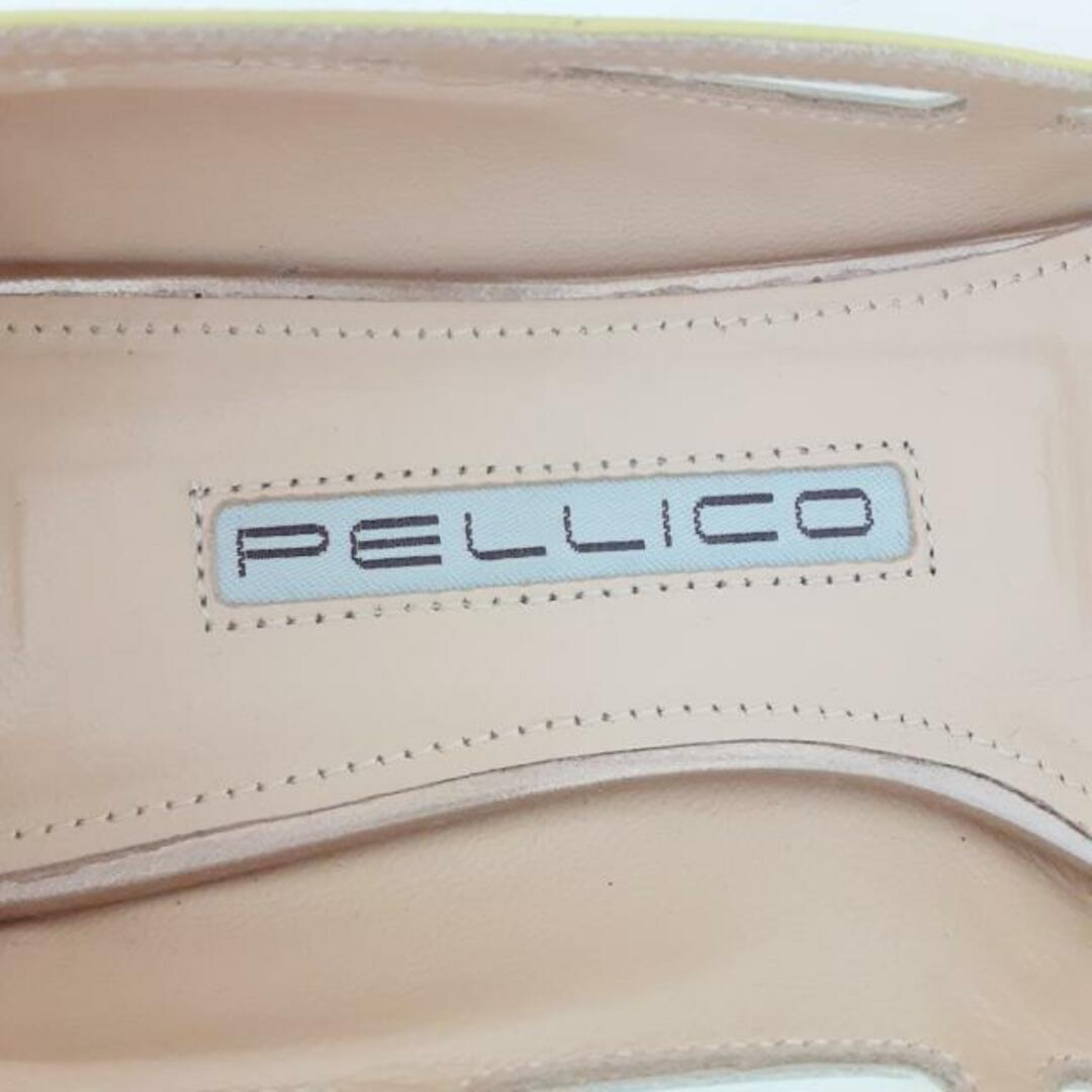 PELLICO(ペリーコ)のPELLICO(ペリーコ) フラットシューズ 35 レディース - イエローグリーン×クリア アウトソール張替済 エナメル（レザー）×ビニール レディースの靴/シューズ(その他)の商品写真
