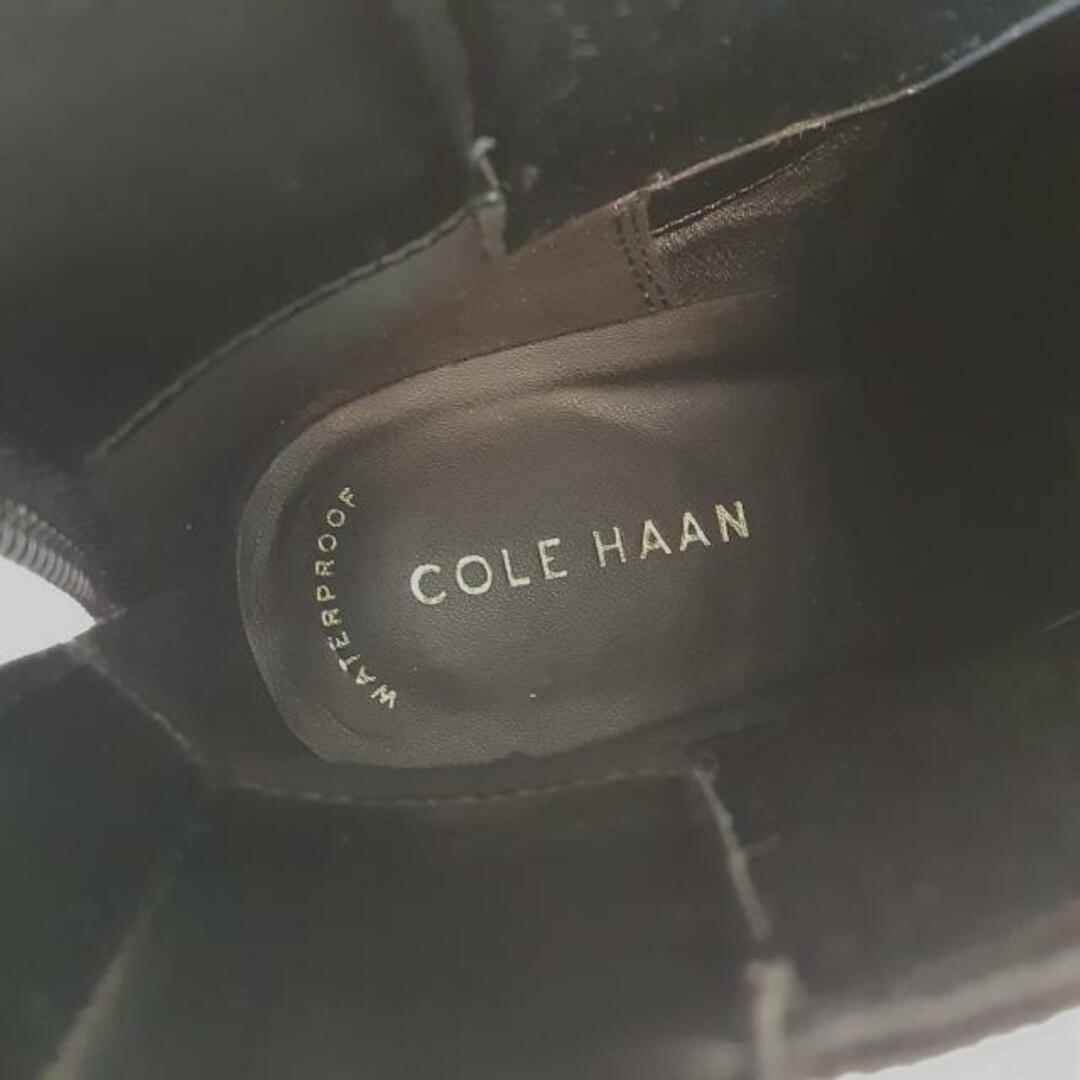 Cole Haan(コールハーン)のCOLE HAAN(コールハーン) ショートブーツ 5 B レディース - 黒 サイドゴア レザー レディースの靴/シューズ(ブーツ)の商品写真