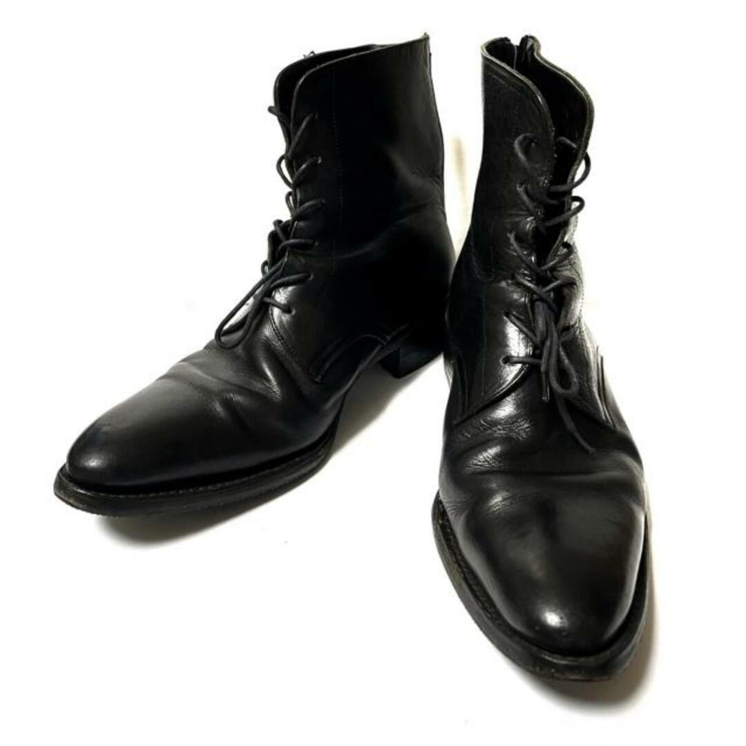 LAD MUSICIAN(ラッドミュージシャン)のLAD MUSICIAN(ラッドミュージシャン) ショートブーツ 44 メンズ - 黒 レザー メンズの靴/シューズ(ブーツ)の商品写真