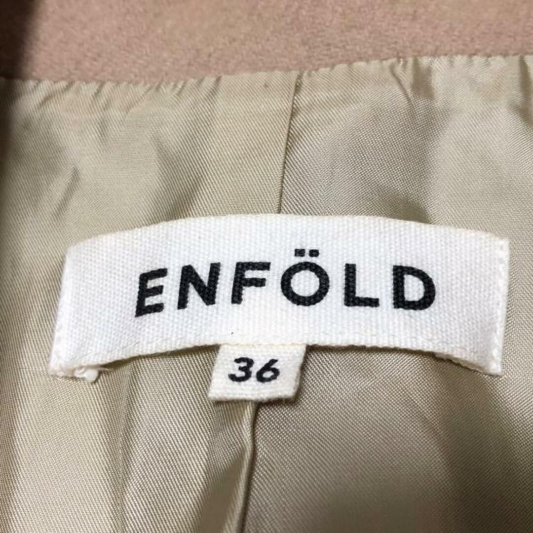 ENFOLD(エンフォルド)のENFOLD(エンフォルド) コート サイズ36 S レディース - ベージュ 長袖/秋/冬 レディースのジャケット/アウター(その他)の商品写真