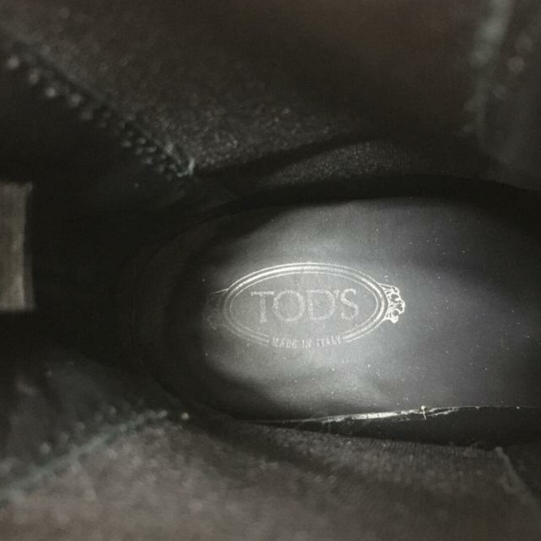 TOD'S(トッズ)のTOD'S(トッズ) ショートブーツ 35 1/2 レディース - ダークブラウン サイドゴア レザー レディースの靴/シューズ(ブーツ)の商品写真