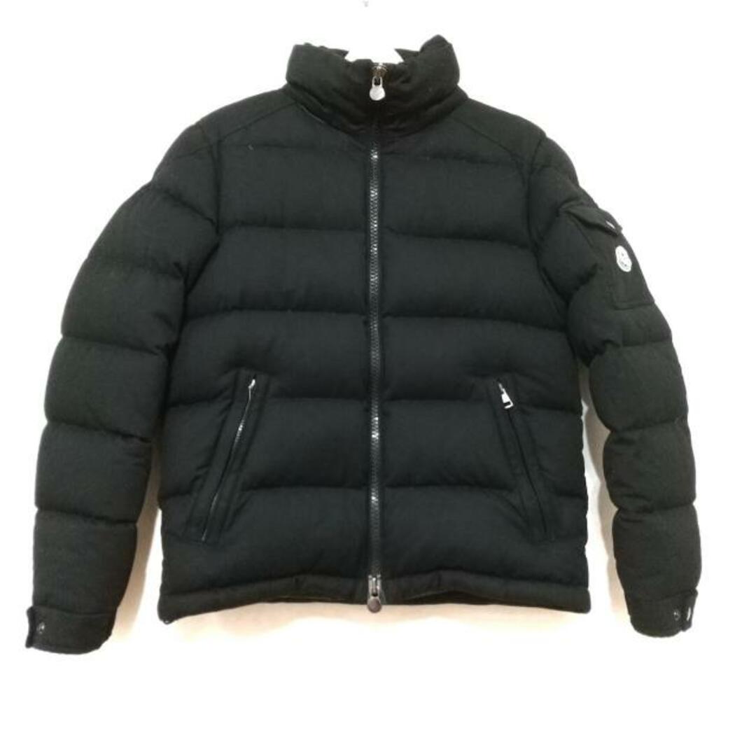 MONCLER(モンクレール)のMONCLER(モンクレール) ダウンジャケット サイズ2 M メンズ MONTGENEVRE(モンジュネーブル) E20914033805 黒 長袖/冬 【表地】ラムスキン【中綿】ダウン、フェザー メンズのジャケット/アウター(ダウンジャケット)の商品写真