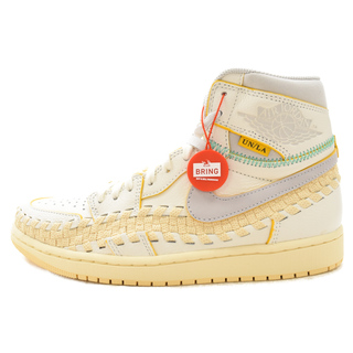 ナイキ(NIKE)のNIKE ナイキ ×UNION AIR JORDAN 1 RETRO HI OG SP SUMMER 96 FD2565-100 ユニオン エアジョーダン1 ハイカットスニーカー ホワイト US9/27cm(スニーカー)