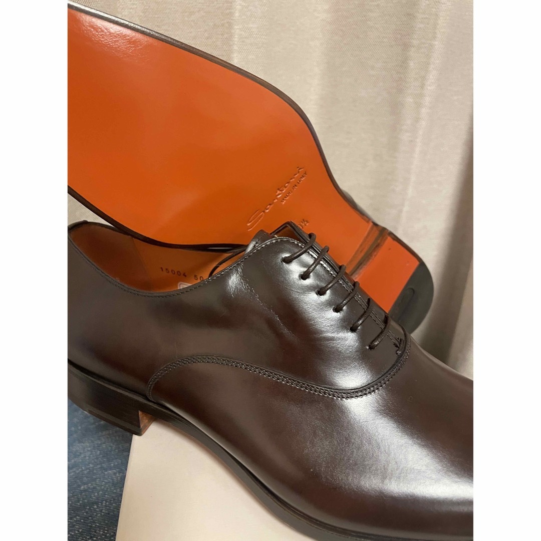 Santoni(サントーニ)のサントーニ　Santoni 9 2/1 ブラウン　ストレート メンズの靴/シューズ(ドレス/ビジネス)の商品写真