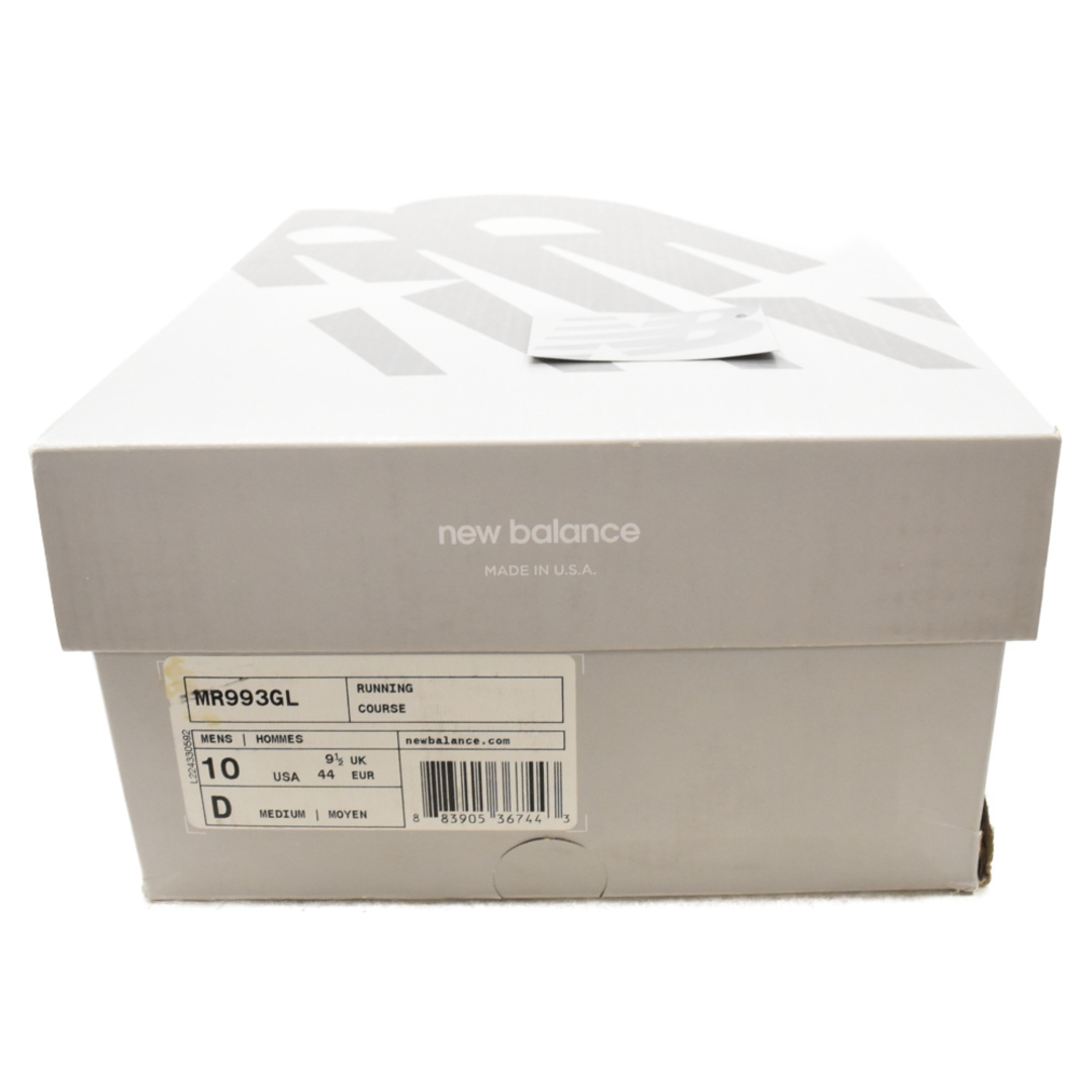 New Balance(ニューバランス)のNew Balance ニューバランス MR993GL ローカットスニーカー グレー US10/28cm メンズの靴/シューズ(スニーカー)の商品写真
