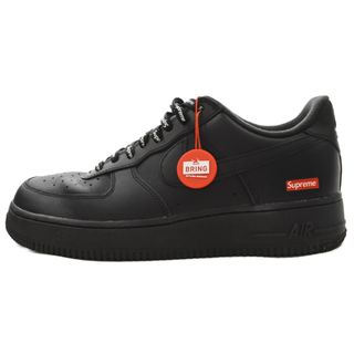 ナイキ(NIKE)のNIKE ナイキ ×SUPREME AIR FORCE 1 LOW CU9225-001 シュプリーム エアフォース1 ローカットスニーカー US9/27cm ブラック(スニーカー)