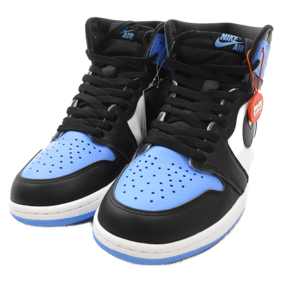 NIKE(ナイキ)のNIKE ナイキ AIR JORDAN 1 RETRO HI OG UNIVERSITY BLUE エアジョーダン1ハイOG ユニバーシティブルー ハイカットスニーカー ホワイト/ブルー US8.5/26.5cm DZ5485-400 メンズの靴/シューズ(スニーカー)の商品写真