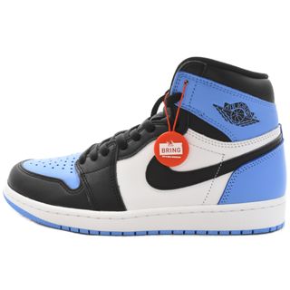 ナイキ(NIKE)のNIKE ナイキ AIR JORDAN 1 RETRO HI OG UNIVERSITY BLUE エアジョーダン1ハイOG ユニバーシティブルー ハイカットスニーカー ホワイト/ブルー US8.5/26.5cm DZ5485-400(スニーカー)