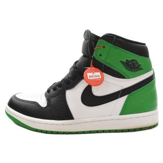 ナイキ(NIKE)のNIKE ナイキ AIR JORDAN 1 RETRO HIGH OG LUCKY GREE エアジョーダン 1 ラッキーグリーン ハイカットスニーカー ブラック/グリーン US7.5/25.5cm DZ5485-031(スニーカー)