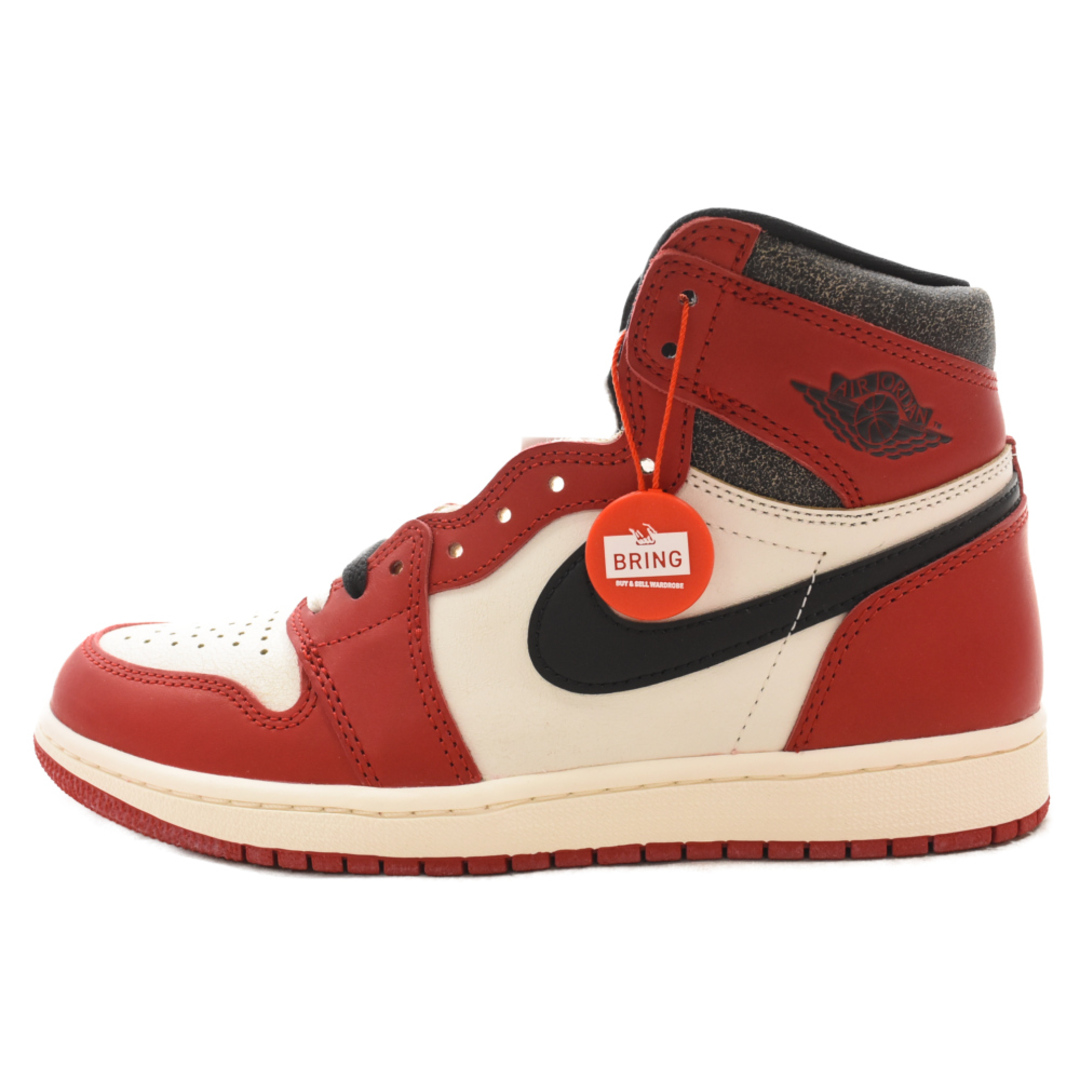 NIKE(ナイキ)のNIKE ナイキ AIR JORDAN 1 LOST&FOUND エアジョーダン1 ロスト&ファウンド ハイカットスニーカー ホワイト/レッド US8/26cm DZ5485-612 メンズの靴/シューズ(スニーカー)の商品写真