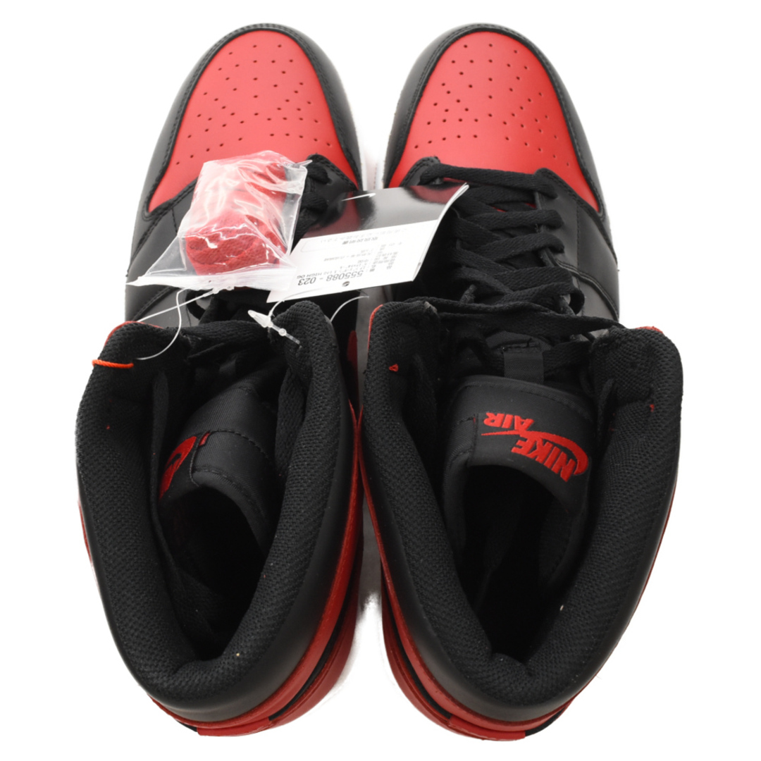 NIKE(ナイキ)のNIKE ナイキ 2013年製 AIR JORDAN 1 RETRO HIGH OG BRED エアジョーダン1 レトロ ハイ OG ブレッド ハイカットスニーカー ブラック/レッド US14/32.0cm 555088-023 メンズの靴/シューズ(スニーカー)の商品写真