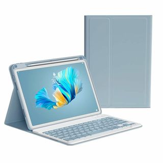 【色: ブルー】2022 iPad 10 キーボード ケース 上側 Apple (タブレット)