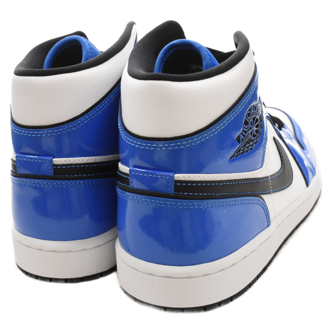 NIKE(ナイキ)のNIKE ナイキ AIR JORDAN 1 MID SE SIGNAL BLUE エアジョーダン1 ミッド シグナルブルー ミッドカットスニーカー ホワイト/ブルー US11/29cm DD6834-402 メンズの靴/シューズ(スニーカー)の商品写真