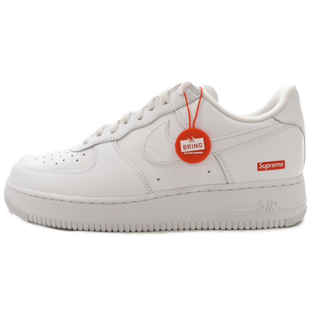 NIKE(ナイキ)のNIKE ナイキ ×SUPREME AIR FORCE 1 LOW シュプリーム エアフォース1 ローカットスニーカー ホワイト US10.5 CU9225-100 メンズの靴/シューズ(スニーカー)の商品写真