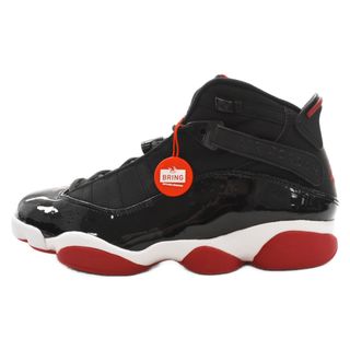 ナイキ(NIKE)のNIKE ナイキ Jordan 6 Rings Retro Bred エアジョーダン6 リングス ブレッド ハイカットスニーカー ブラック US8.5/26.5cm 322992-071(スニーカー)