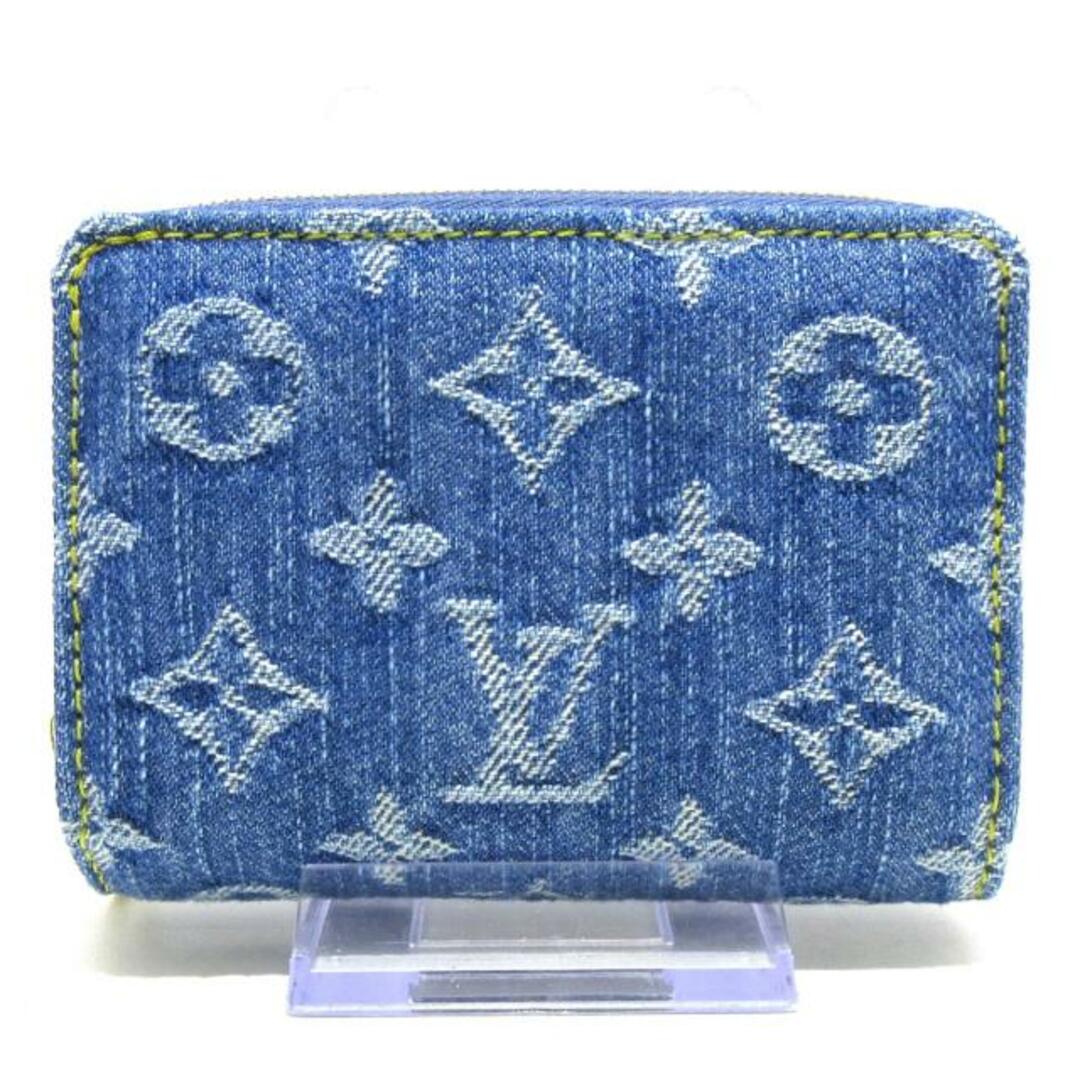 LOUIS VUITTON(ルイヴィトン)のLOUIS VUITTON(ルイヴィトン) 2つ折り財布 モノグラムデニム新品同様  ポルトフォイユルー M83160 ブルーデニム GOTS(オーガニックテキスタイル世界基準)認証コットンのモノグラム･デニム レディースのファッション小物(財布)の商品写真