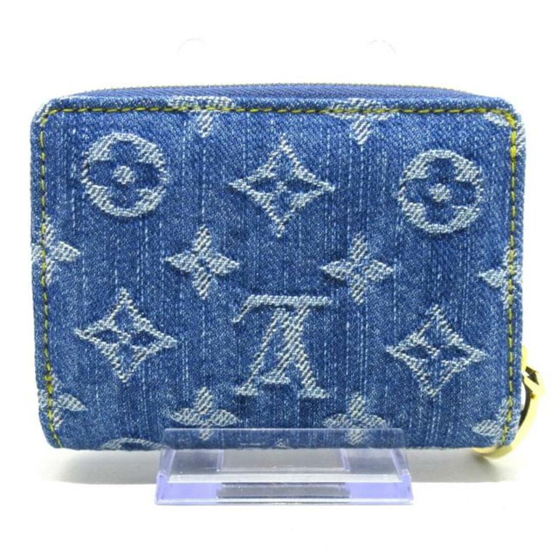 LOUIS VUITTON(ルイヴィトン)のLOUIS VUITTON(ルイヴィトン) 2つ折り財布 モノグラムデニム新品同様  ポルトフォイユルー M83160 ブルーデニム GOTS(オーガニックテキスタイル世界基準)認証コットンのモノグラム･デニム レディースのファッション小物(財布)の商品写真