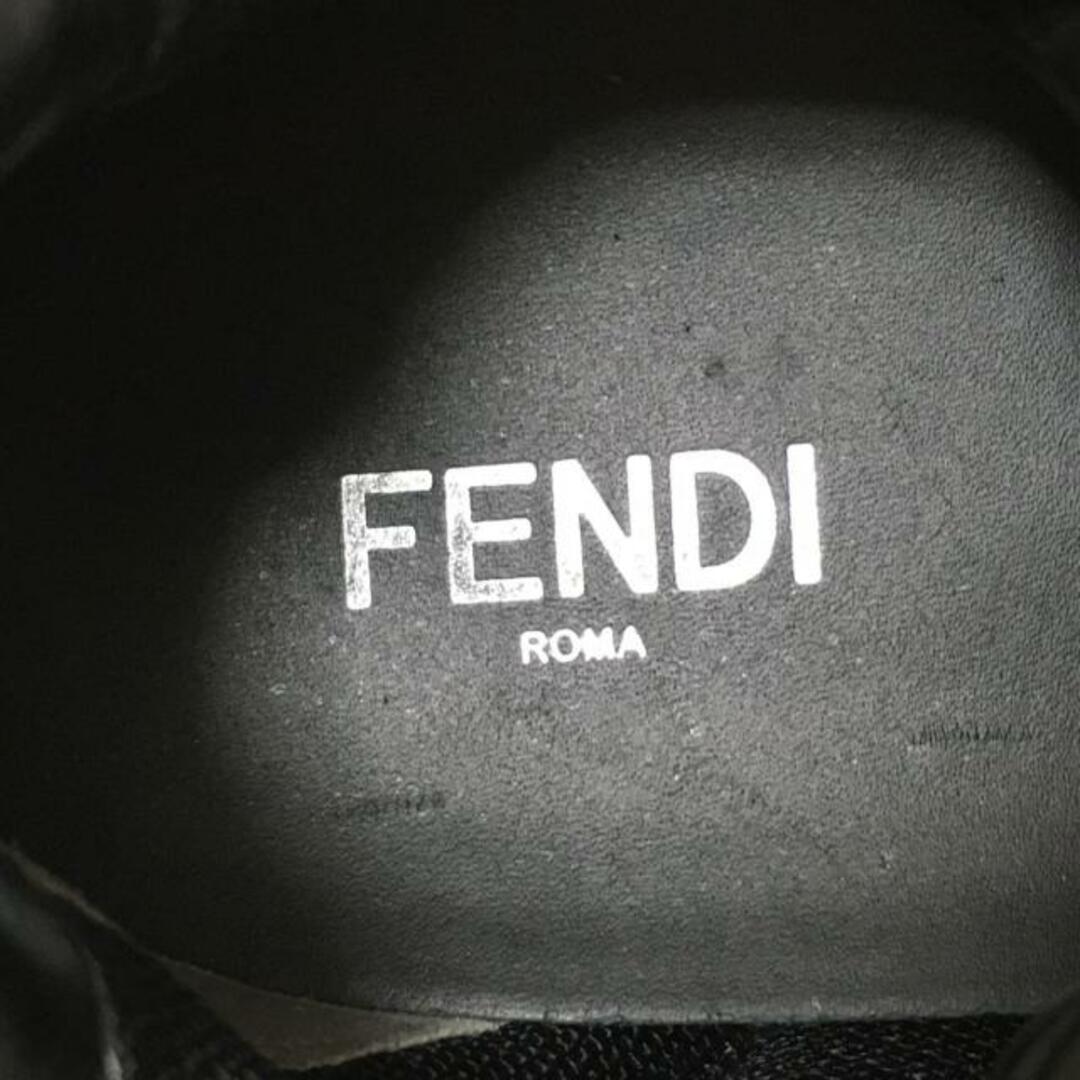 FENDI(フェンディ)のFENDI(フェンディ) スニーカー 5 メンズ - 黒×イエロー レザー メンズの靴/シューズ(スニーカー)の商品写真
