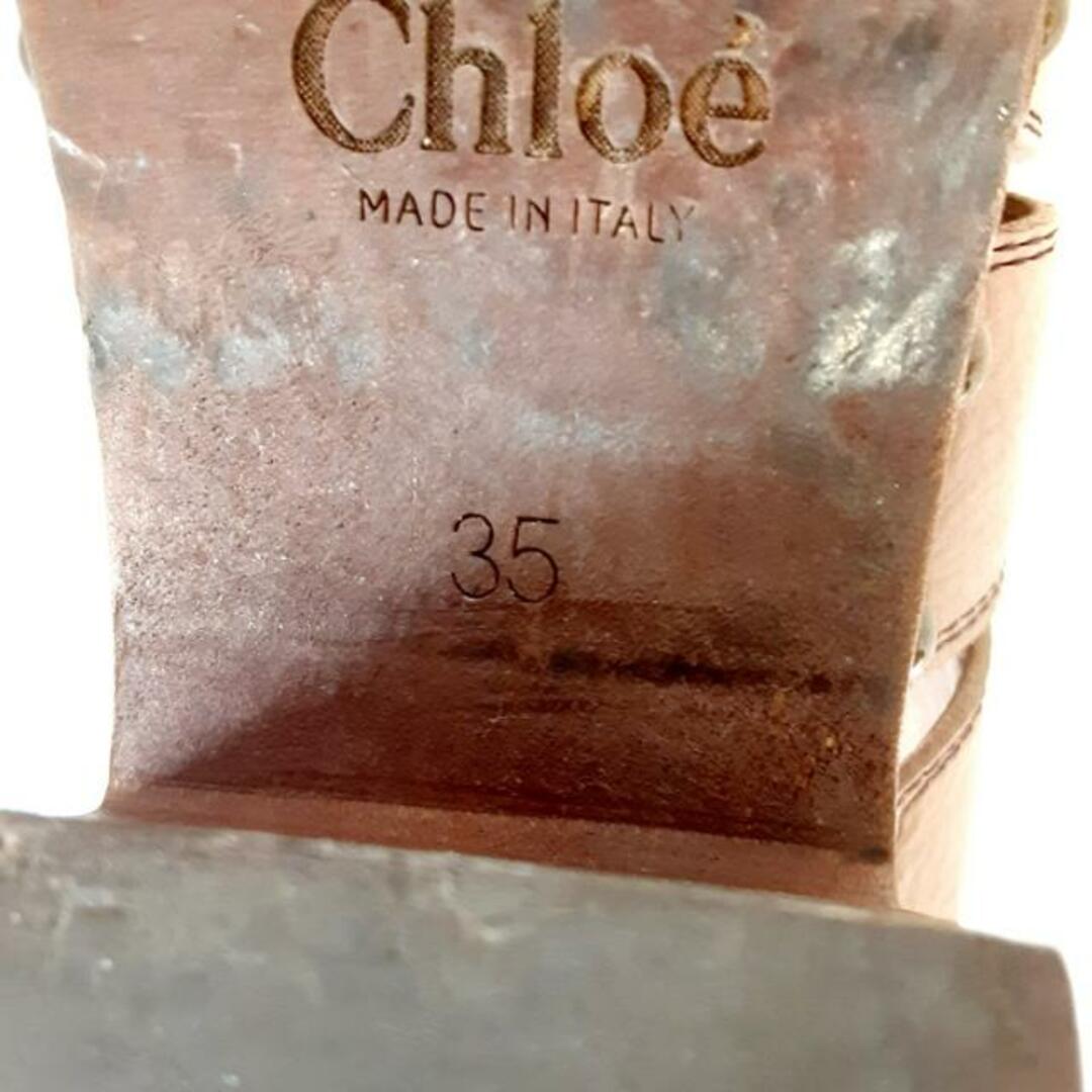 Chloe(クロエ)のChloe(クロエ) ミュール 35 レディース - ベージュ レザー レディースの靴/シューズ(ミュール)の商品写真